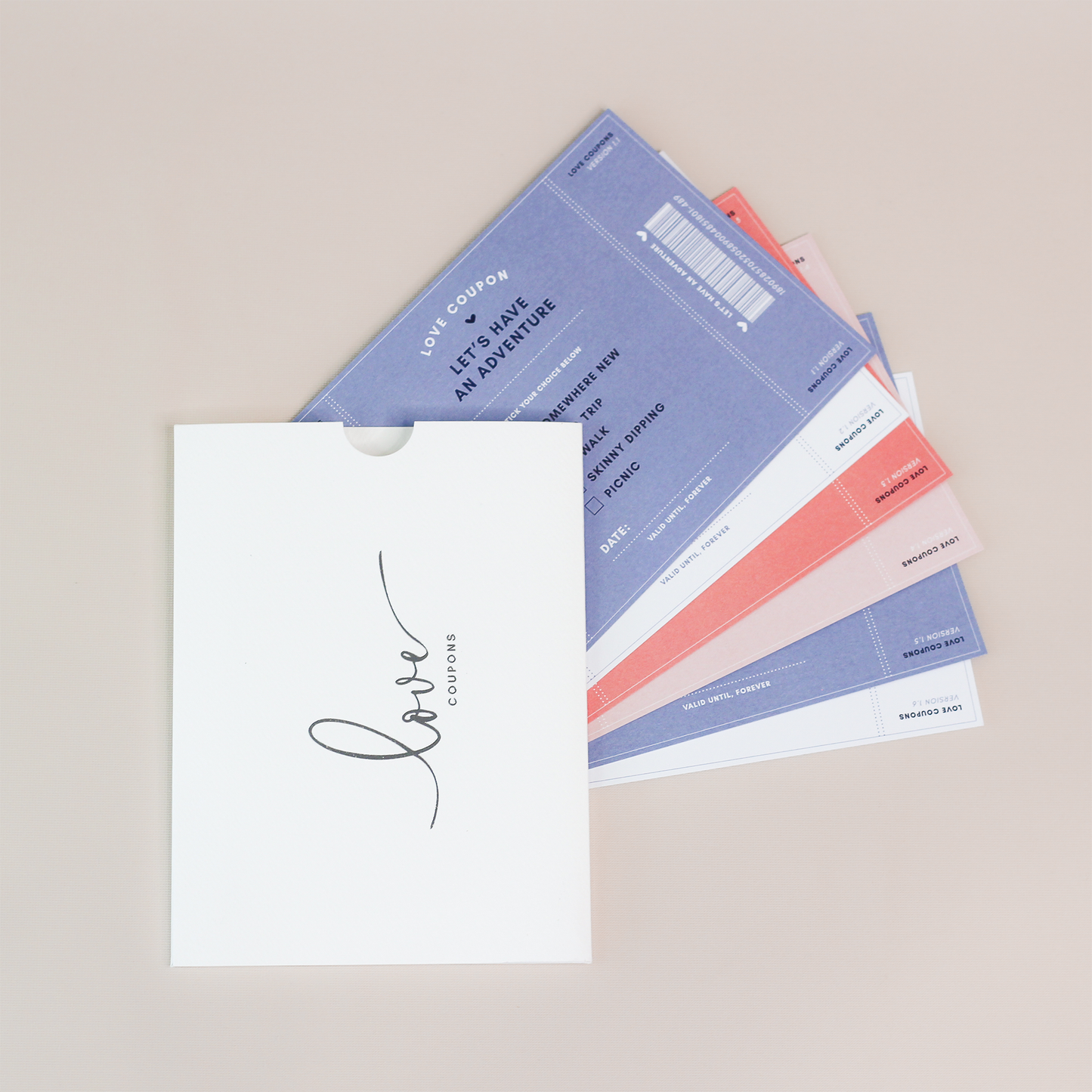 Love Coupon Set | Date Cards