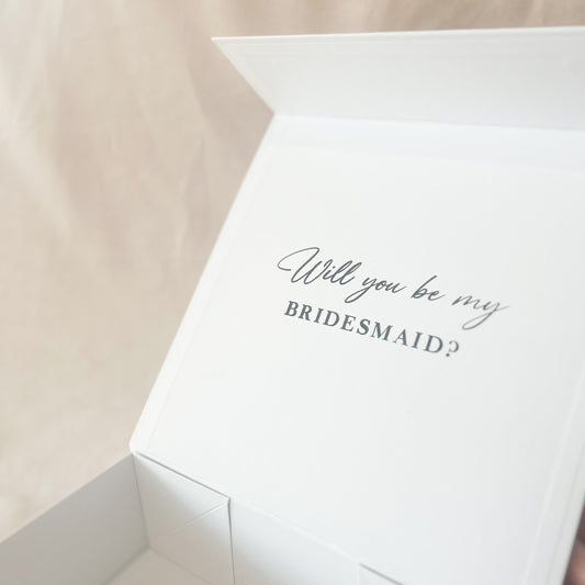 Personalised Gift Box | Bridal Party Proposal Box | Name & Message
