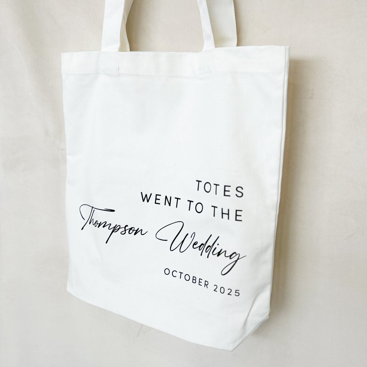 Personalised Wedding Tote Bag