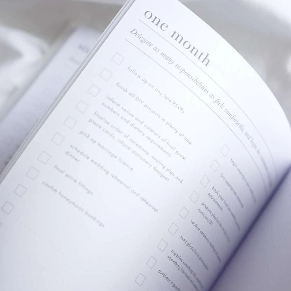 Wedding Planner Book | little white book