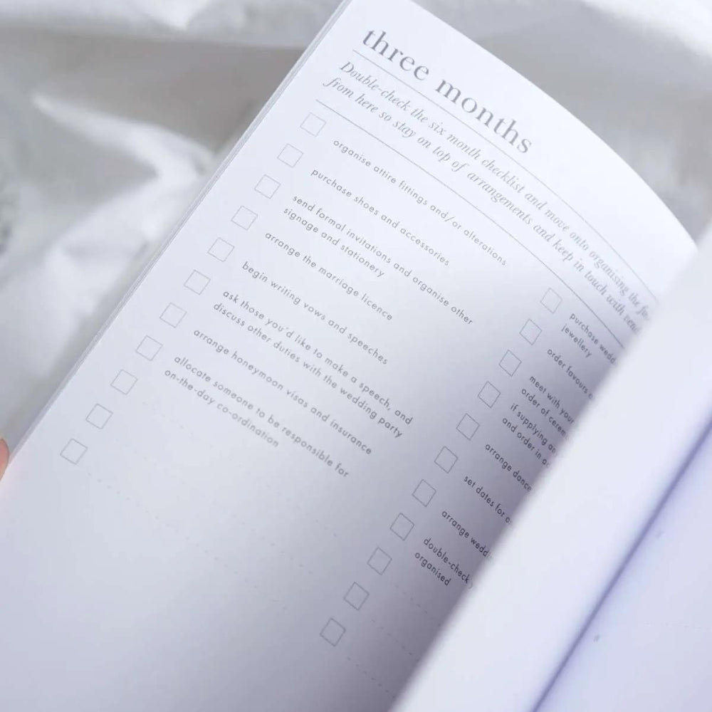 Wedding Planner Book | little white book